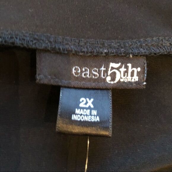 East 5th Short Cap Jacket Black 2X NWT - Picture 4 of 5